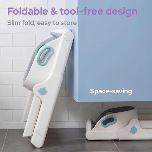 lalalark 2-in-1 Potty Training Seat, Toddler Toilet Seat with Steps, Upgrade Potty Step Stool for Toddler