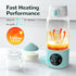 Heating,17 Portable Bottle Warmer -Dual Heating Modes for Breast Milk & Water, Milk Warmer for Baby with Fast Ounces