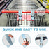 fvuxzpe 2 Pack Stroller Hooks for Hanging Diaper Bags and Shopping Bags, Accessories for Stroller and Shopping Cart