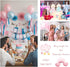 25 A06 Baby Traditions Around The World Shower Game, Ready-to-Play Pink Bow Cards with Answer Key, Fun & Educational