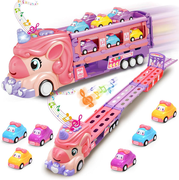 Zlreswer Car Toys for 3 4 5 6 7 Year Old Toddler Girl,