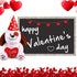 Sumind 10 Inch Valentine Bear Plush, Cute Heart Holding Soft Toy Gift