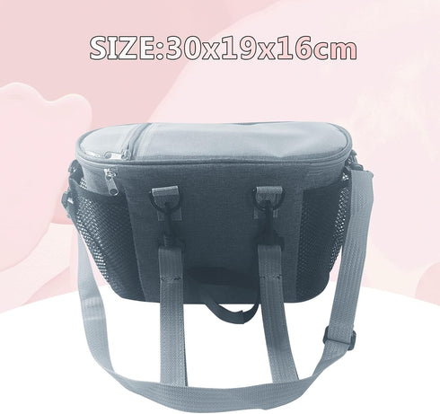 Small Diaper Bag, Travel Tote Bags for Moms - Multiple Pockets, Stroller Hook, Adjustable Strap - Portable Handbag