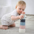 Moonkie Stacking Cups Toy, Fun Educational Silicone Soft Teething Toy, 7 Piece Set for Ages 6+ Months