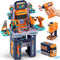 Lehoo Castle Kids Tool Bench (32.5 Inches Tall), Toddler Tool Set with