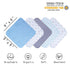 Set, 5 (6 Viviland Baby Towels and Washcloths, Soft Absorbent Baby Bath Towel Elephant Hooded Towels with Infant Face