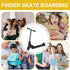 Jizlan 2-Wheeled Finger Scooter - Scooter - Foldable Finger Scooter BMX with Brake | Finger Board Accessories for Teen