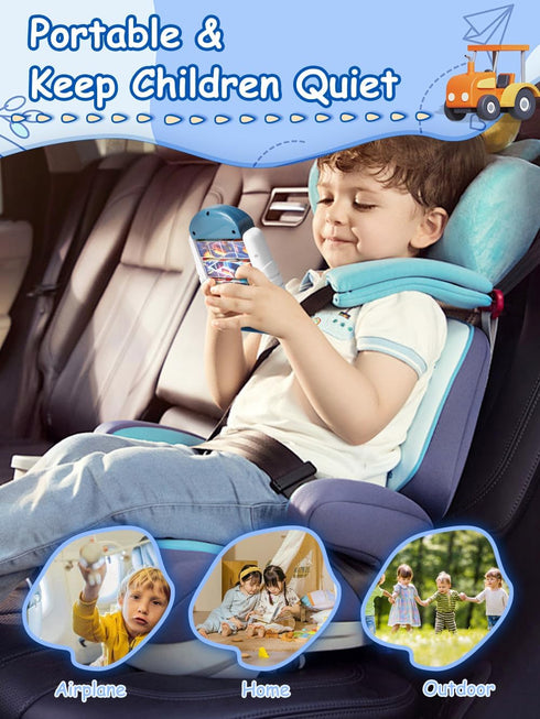 16-Piece Rotating Puzzles for Kids 4-6, Travel Toys for Toddlers, Brain Teaser and Fine Motor Skills Gifts