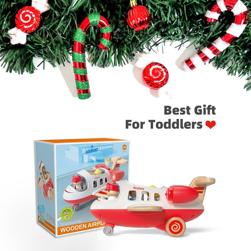 1-3, 18 2 3 4 5 Wanborns Airplane Toys for Toddlers Toys Planes Toys with Sound and Light, Mini Airliner Toys