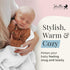 40 40 inches Stroller Society - Swaddles for Newborns & Toddlers, Soft Receiving Blankets Girl & Boy Can Use, Comfy