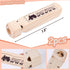 LovesTown 2PCS Kids Wooden Train Whistles - 4-Tone 7.3" Toy Whistles for Birthday Party Favors