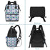 Honeybaby Backpack 19L Diaper Bag for Mom & Dad Cartoon Dino Dinosaurs Large Diaper Bag Tote with Multi-Pocket