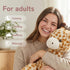 20 Inch 3.3lb Niuniu Daddy Weighted Giraffe Stuffed Animal for Kids & Adults, Large Plush Toy with Soft Fur, Weighted