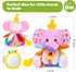 JoySpark Toys 0-6 6-12 3 4 5 6 7 8 9+ Tummy Baby Girl Toys Months, Sensory Musical Toddler Toy for Months, Pink