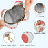 PYBUG Strawberry Round Pacifier Storage Case, Polyester & TPU Lined with Hook Buckle, Pacifier Container Box for Baby