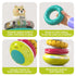 1-3, 6-12 1 Baby Ring Stacker Toy with Lights, Musical Stacking Toys for Toddlers Automatic Rotating Montessori Toys