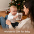 Set 2, 360 6-12 Moonkie Teething Toy of Safe & Easy to Hold BPA Free Silicone Teethers, Baby Toothbrush with Suction