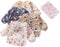 5pcs Long Sleeve Waterproof Bib Set - Full Coverage Apron Bibs with Pocket for 6-30 Months