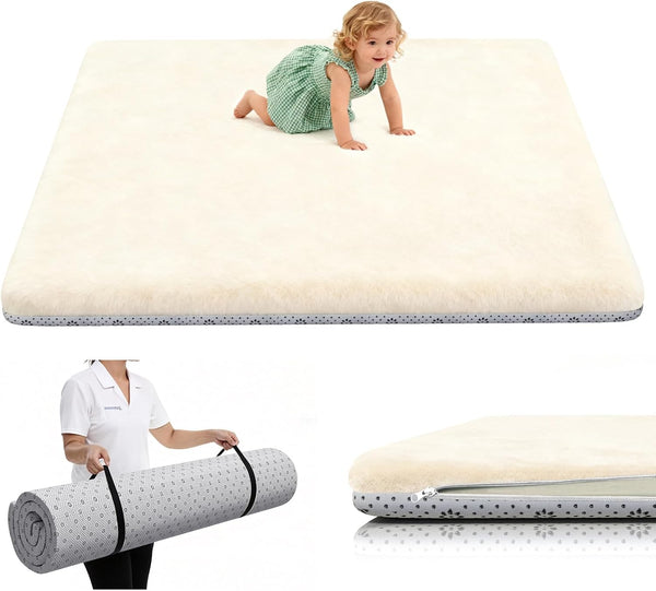 Yozoia Thick Baby Play Mat for Floor 50 x 50, Ultra Soft Playpen