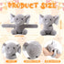 Ceenna 16 Pcs Stuffed Animal Slap Bracelets, Plush Bear Puppy Slap Wrist Bracelets for Birthday Gifts Party Favors