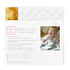 SwaddleDesigns Baby Lovie, Small Plush Security Blanket with Satin Trim, Gold, 14 x 14 inches