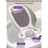 PANGBOER Ergonomic Bath Seat with Drain Hole Portable Design for Infant Daily Pp Washing Bathtub Newborns Washing Tool