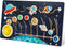 Movable Solar System Puzzle for Kids 3-6 - Wooden Space Toys for Preschool Learning Activities, Gift for Boys, Girls