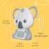 Pure Enrichment PureBaby Hanging Koala Sound Machine - Portable Travel Sleep Aid/Night Light & Detachable Hanging Ring