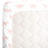 NoJo Soft Mini Crib Sheet - Pink & White Piggy Design
