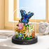 530 Set, QLT QIAOLETONG Flower Bouquet Building Kit for Adults, PCS Animals Flowers Botanical Collection Mini Building