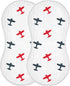 Mazeann Airplanes Planes Burp Cloths Baby Boys Girls Absorbent Soft Cotton Burping Cloths