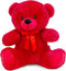 Grandma Smiley's Plush Best Friends Red Teddy Bear Stuffed Animal, 9-inch Hypoallergenic for Christmas, Baby Shower