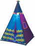 B. toys Starry Sky Tent - Blue Indoor & Outdoor Play Tent for Kids, Pretend Play with Built-in Light, 3 Years +