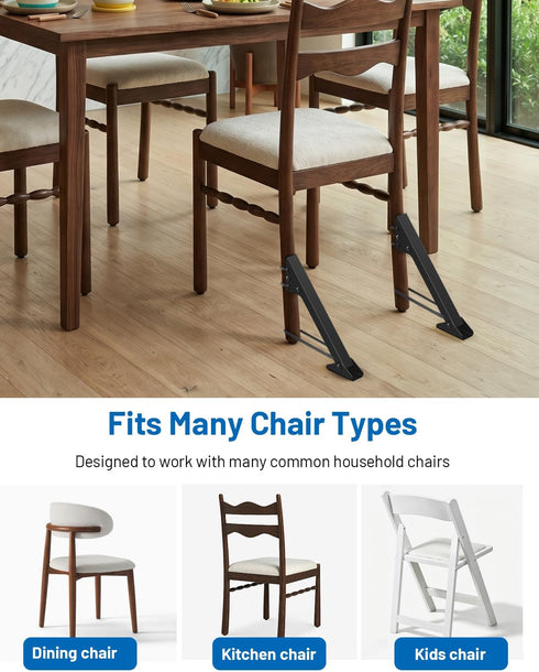 FEATCH 2 Pack Anti Tip Stabilizer for Toddler Dining Seat, Childproof Safety Support for Kitchen & Highchair, Balance