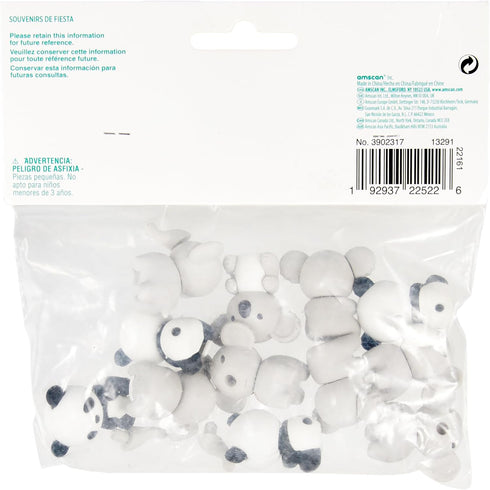 Jungle Animal Eraser Party Favor, Assorted Design, Pack of 12, 6" x 5.1"