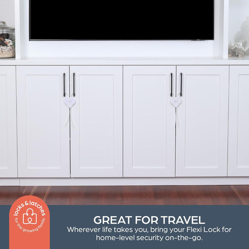 Dreambaby Adjustable Cabinet Locks for Child Safety
