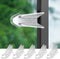 6 Pack Child Proof Sliding Door Locks for Kids Safety - Window Locks for Sliding Closet and Glass Doors
