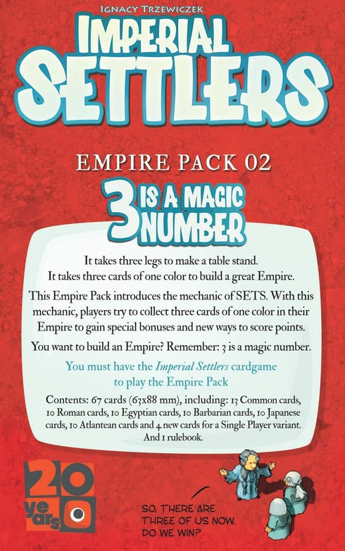 Imperial Settlers Board Game - 3 is A Magic Number