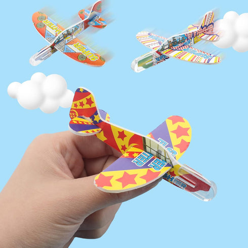Libima 144 Pcs Foam Airplanes Toy for Kids Bulk Glider Planes Outdoor Flying Toys Airplane Party Favors Individually