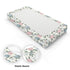 KuphiL10C Girls-16x32 Spring Hydrangea Floral Leaves Bows Baby Changing Pad Cover, Unisex Flowers Nursery Diaper
