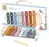 SPEEDY MONKEY Colorful Xylophone 8 Tuned Metal Keys with Wooden Mallet, Safe