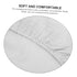 LIFKOME 2-Pack Washable Baby Changing Pad Covers Removable Soft Cotton Sheets for Diaper Changing Table Stretchy Fit