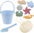 Biubee 9Pcs Silicone Sand Toys for Baby with Portable Beach Bag -