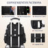 Backpack Pad,17 Diaper Bag Travel Baby Bag with Changing Pockets,Insulated Pockets,USB Charging Port,Baby Shower