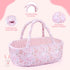 8 Set 12-15 Inch BABESIDE Pcs Baby Doll Clothes with Bassinet for Dolls, Cute Bunny Baby Doll Clothes and Accessories
