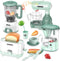 Euanze Kids Play Kitchen Accessories, Pretend Play Kitchen Appliance Toy Set with Coffee