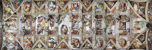 The Sistine Chapel Ceiling by Michelangelo 1000-Piece Puzzle