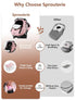 Sprouterie Cozy Car Seat Cover Baby Winter: Carseat Canopy for Babies Infant Cold Weather Shield with Zipper Peeping