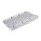 NoJo Love You to The Moon, Grey and White Elephant and Giraffe Plush Changing Pad Cover