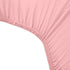 100% Butterblu Frankie Fitted Crib Sheet Organic Cotton for Baby & Toddler Mattress, Breathable for Boys & Girls, Pink